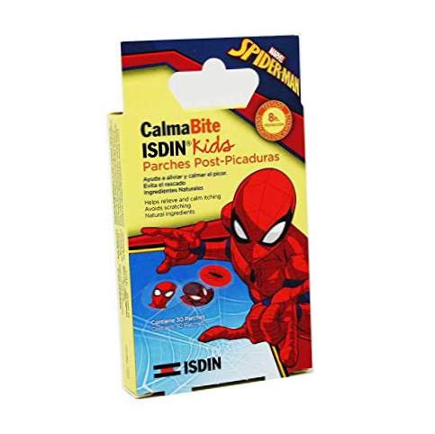 ISDIN CalmaBite Para Crianças, Patches Pós-Picada (Homem-Aranha) - 30 Unidades