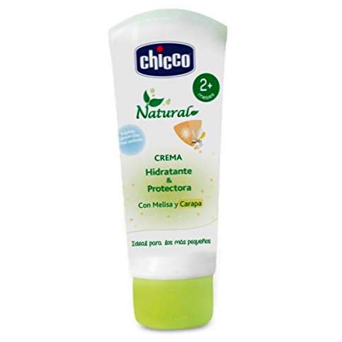Chicco Natural Protection - Creme hidratante para bebê que também protege naturalmente contra mosquitos - 100 ml, 2m +
