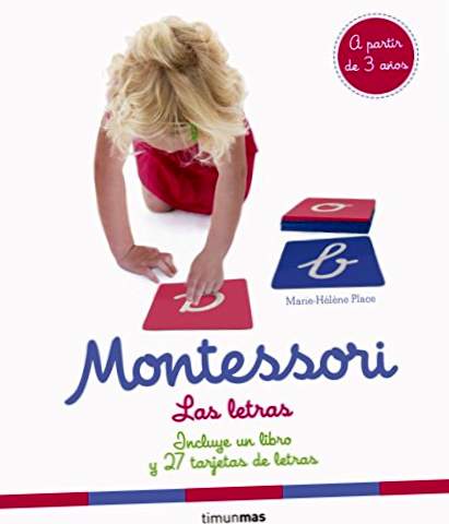 Montessori Τα γράμματα: Περιλαμβάνει ένα βιβλίο και 27 κάρτες επιστολών