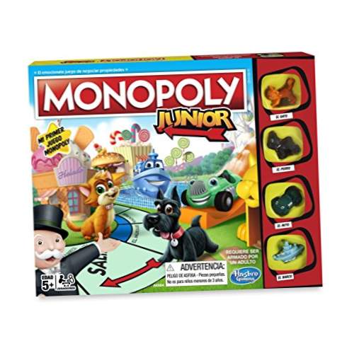 Monopoly- Junior, ισπανική έκδοση (Hasbro A6984546)