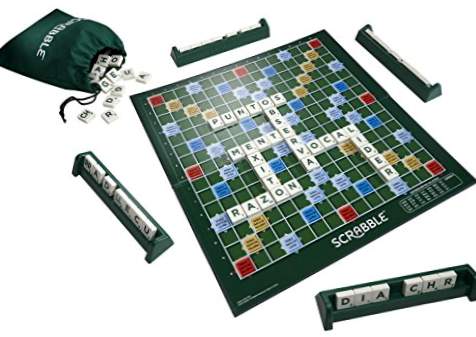 Mattel-spil - Original Castilian Scrabble-brætspil (Mattel Y9594)
