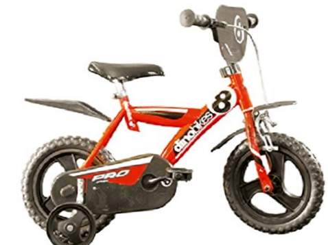 Partner AUA123GLN - Ποδήλατο για παιδιά, τροχός 12 ιντσών, κόκκινο χρώμα