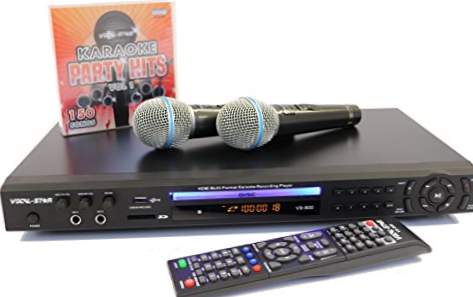 VOCAL-STAR VS-800 HDMI - KARAOKE MULTIFORMATO CON 2 MICRóFONOS, 150 songs