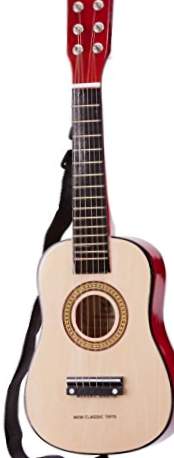 New Classic Toys 0344 - Guitarra de juguete, color natural
