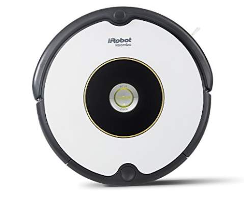 Aspirador de pó robô iRobot Roomba 605, alto desempenho de limpeza, todo o tipo de solo, captura de pêlos de animais, branco