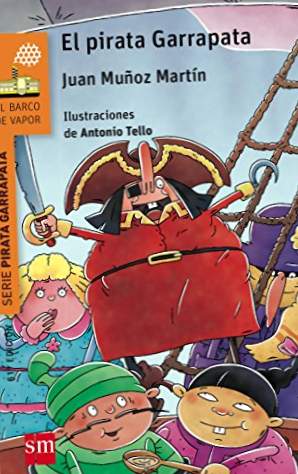 O pirata do carrapato (barco a vapor laranja)