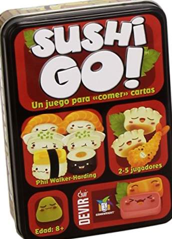 Devir- Sushi GO-spil FÅR DEN MEST komplette, diverse menu (BGSUSHI)