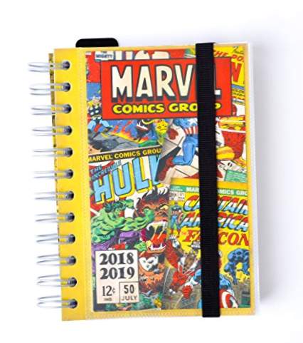 Editori Grup Erik Marvel - Agendă școlară pagina multilingvă de zi 2018-2019, 11,4 x 16 cm