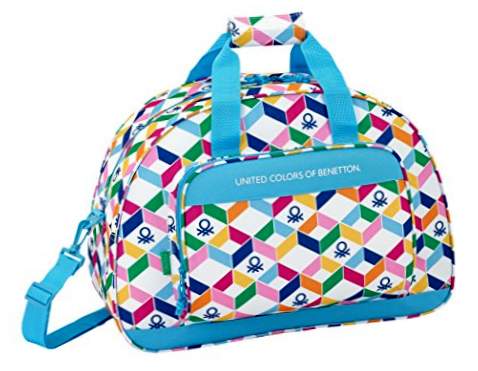 Safta Αθλητική τσάντα Benetton "Γεωμετρική" Επίσημη 480x210x330mm