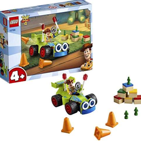 LEGO 4+ Woody e RC, brinquedo de construção para recriar as aventuras do filme Toy Story 4 (10766)