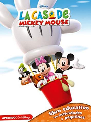 A casa do Mickey Mouse 1 (livro educacional da Disney com atividades e adesivos)