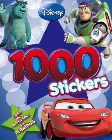 Pixar Livro de atividades com 1000 adesivos (Disney-Pixar)