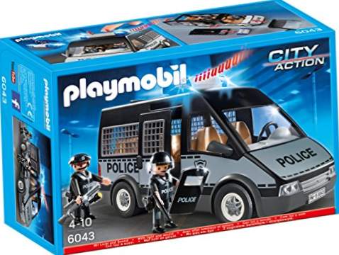 Playmobil - Furgão policial com luzes e som (60430)