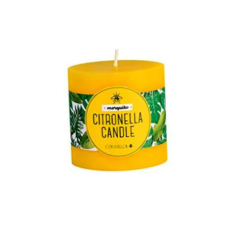Κηροπήγια κεριά Anti-Mosquito-Cerabella άρωμα citronella-Candle Κύπελλο αντι-κουνούπι (κουνούπι-κιτρονέλλα) - (REP7070 cm: 7x7)