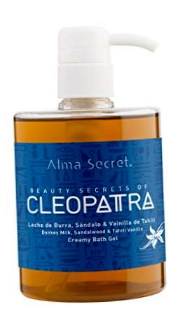 Alma Secret CLEOPATRA badegel med æselmælk, sandeltræ og vanilje fra Tahiti - 500 ml