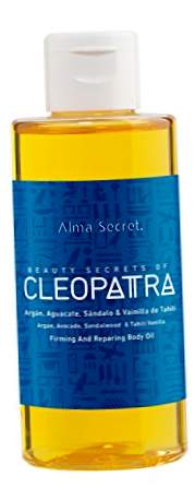 Alma Secret CLEOPATRA, óleo de massagem reafirmante e rejuvenescedor com sândalo e baunilha do Taiti - 150 ml