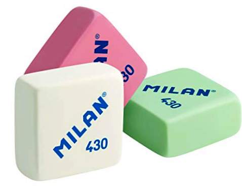 Milan 430 - Kasse med 30 viskelædere, brødkrummer