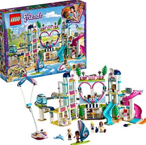 LEGO Friends Resort of Heartlake City 41347 Brinquedo de construção engraçado e popular do hotel (1017 peças)