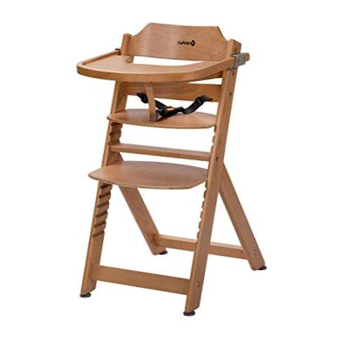 Cadeira alta Timba da Safety 1st, cadeira de mesa para crianças, Natural