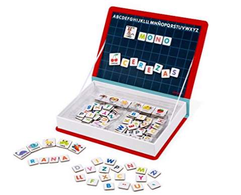 Janod Magneti'Book alfabeto brinquedo educacional, versão em espanhol (J02714)