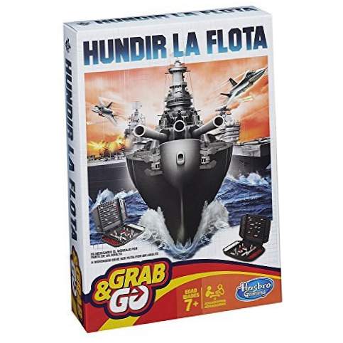 Hasbro Gaming- Gaming Travel Game Viagem de navio de guerra (Hasbro Spain B0995175)