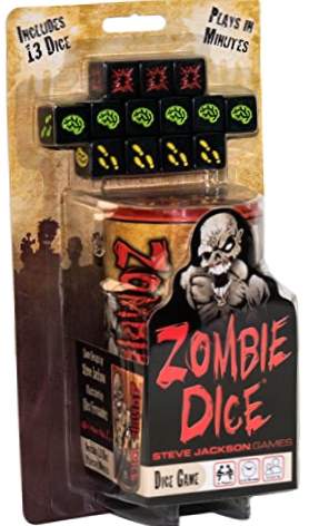 Edge Entertainment - Zombie Dice, brætspil (EDGSJ02) (engelsk version)