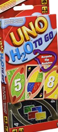 Jogo de cartas Mattel-UNO H2O To Go H20, Multicolorido, 7+ (P1703)