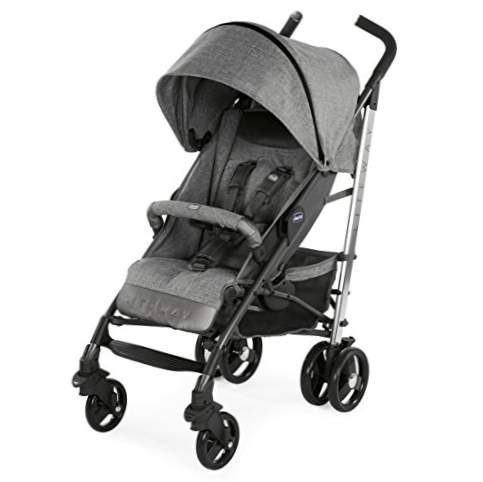 Chicco Liteway 3 S.ED. Legend - Lätt och kompakt barnvagn, 7,5 kg, grå