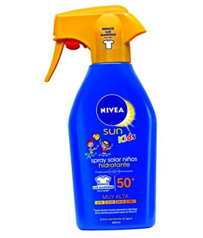 Nivea Sun Kids - FP50 + fuktighetsgivande barn solspray - mycket högt UV-skydd - 300 ml