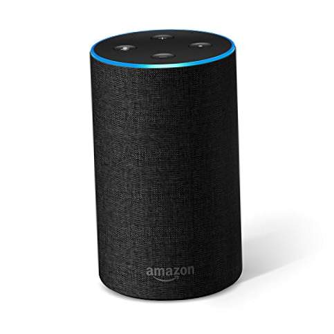 Amazon Echo (2η γενιά) - Έξυπνο ηχείο με Alexa, ανθρακίχρωμο ύφασμα